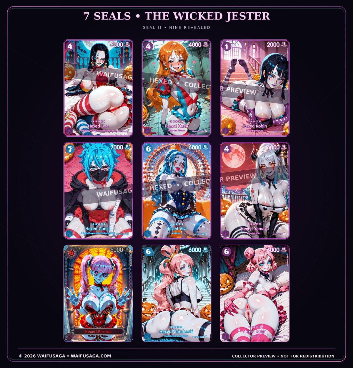 WaifuSaga Hexed reveal  The Wicked Jester